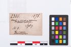 Etikett zu Glasperle (NHMW-PRAE-002300)